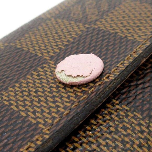 LOUIS VUITTON Multicles 6 N41624 Rose Ballerine Damier Key Case - Picture 6 of 7